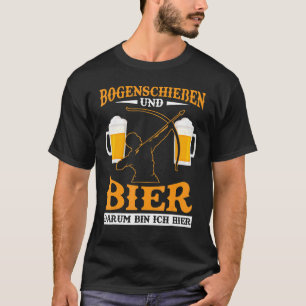 Mens Archery Beer Archer Drinking T-Shirt
