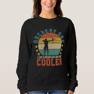 Mens Archery Dad Fathers Day Archer Bow Hunter Lo Sweatshirt