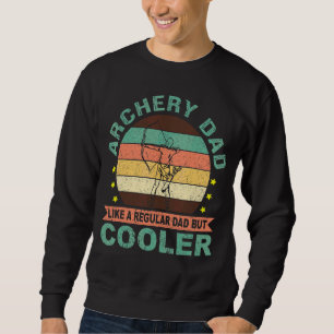 Mens Archery Dad Shooting Sport Training Arrow Bow Sweatshirt