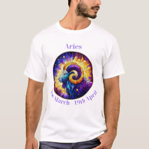 Mens Aries Tshirt, Birthday gift for him, Zodiac T-Shirt