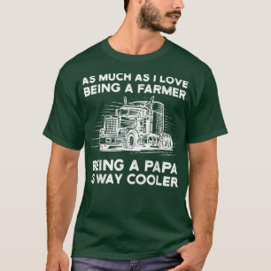 Mens As I Love Being A Farmer Being An Uncle Is Wa T-Shirt