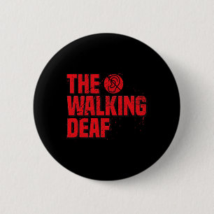 Mens Asl Sign Language Coach Deaf Awareness Gift B 6 Cm Round Badge