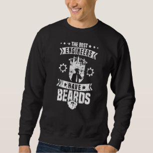 Mens Audio Sound Engineer Beard  Music Producer St Sweatshirt
