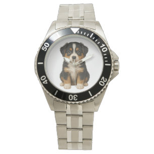 Men's Australian Shepherd SS Bracelet Watch