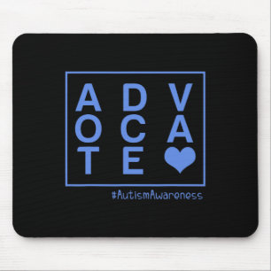 Mens Autism Awareness Advocate Unique Embrace Disa Mouse Pad