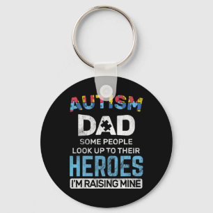 Mens Autism Dad Autism Awareness Autistic Spectrum Key Ring