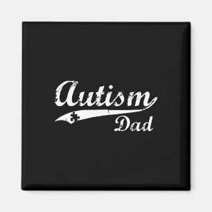 Mens Autism Dad Gifts Autism Awareness Gift Magnet