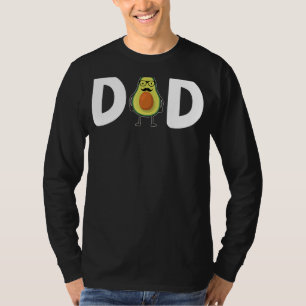 Mens Avocado Dad Guacamole Dad Vegan Dad Avocado F T-Shirt