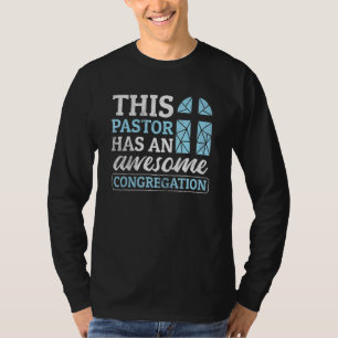 Mens Awesome Congregation Jesus Pastor Christian T-Shirt