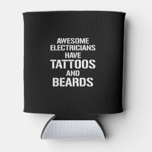 Mens Awesome Electricians Have Tattoos And Beards Can Cooler