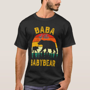 Mens Baba Of The Baby Bear Birthday Baba T-Shirt