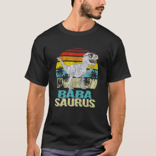Mens Babasaurus T Rex Dinosaur Baba Saurus Family T-Shirt