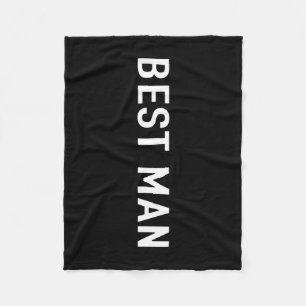 Mens bachelor party gift for the man performance fleece blanket