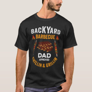 Mens  Backyard Barbecue Grillin And Chillin T-Shirt