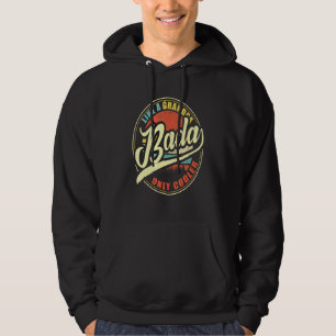 Mens Bada Like A Grandpa Only Cooler Hoodie