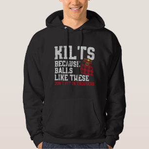 Mens Balls Like These Funny Scottish Kilt Celtic S Hoodie