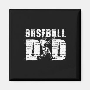 Mens Baseball Dad - Proud Baseball Dad - Fathers D Magnet