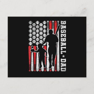 Mens Baseball Dad Shirt Coach Batter Pitcher Baseb Enclosure Card