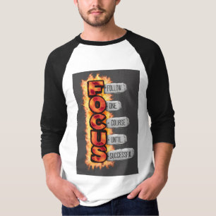Men's Basic 3/4 Sleeve Raglan T-Shirt