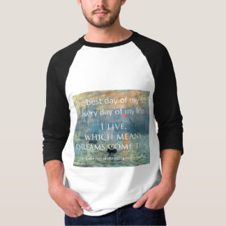 Men's Basic 3/4 Sleeve Raglan T-Shirt