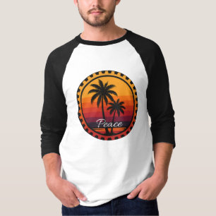 Men's Basic 3/4 Sleeve Raglan T-Shirt