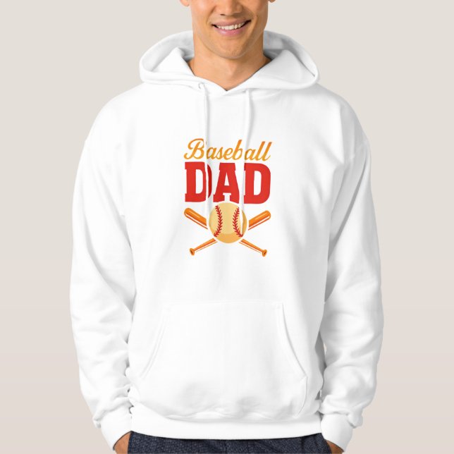 Men's Basic Dad Hoodie for Proud Fathers (Front)