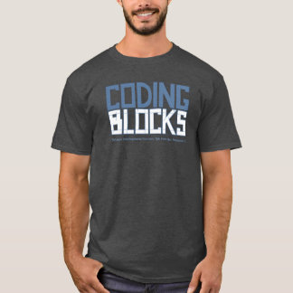 Men's Basic Dark T - Coding Blocks Block Logo T-Shirt