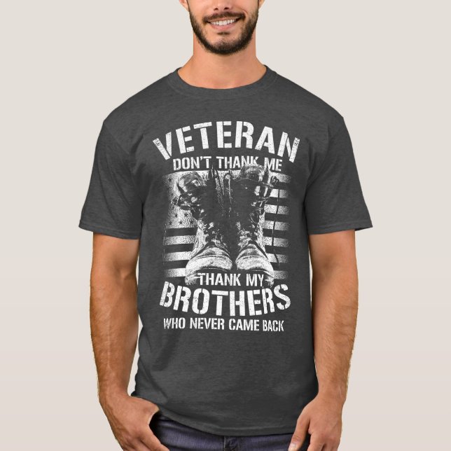 - Men's Basic Dark T-Shirt (Front)