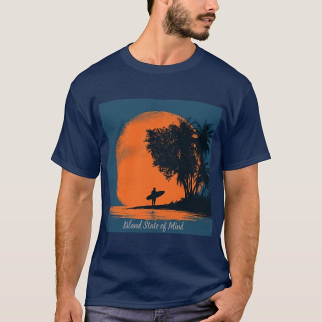 Men's Basic Dark T-Shirt  (Front)