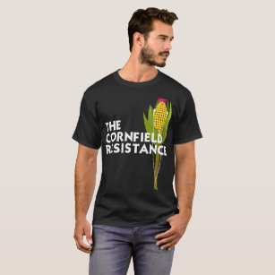 Men's Basic Dark T-Shirt, The Cornfield Resistance T-Shirt