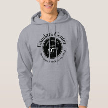 Men's Basic Grey Hooded Sweatshirt