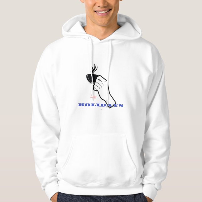 Men's Basic Hooded Sweatshirt (Front)