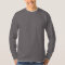 Men's Basic Long Sleeve T-Shirt GREY GRAY