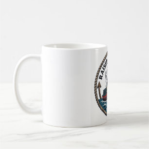 Men's Basic "Raised by the Tide" Graphic T-Shirt Coffee Mug