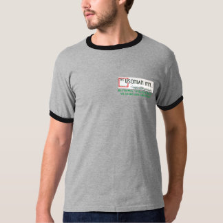 Men's Basic Ringer T-Shirt w/logo