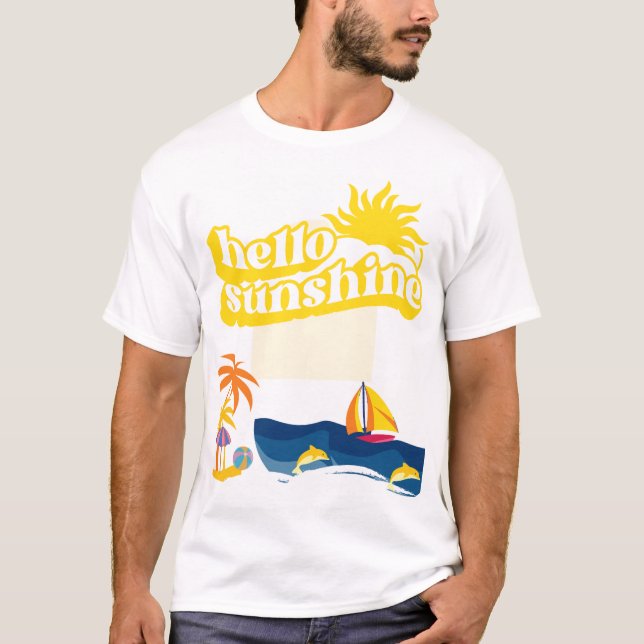 Men's Basic summer T-Shirt (Front)