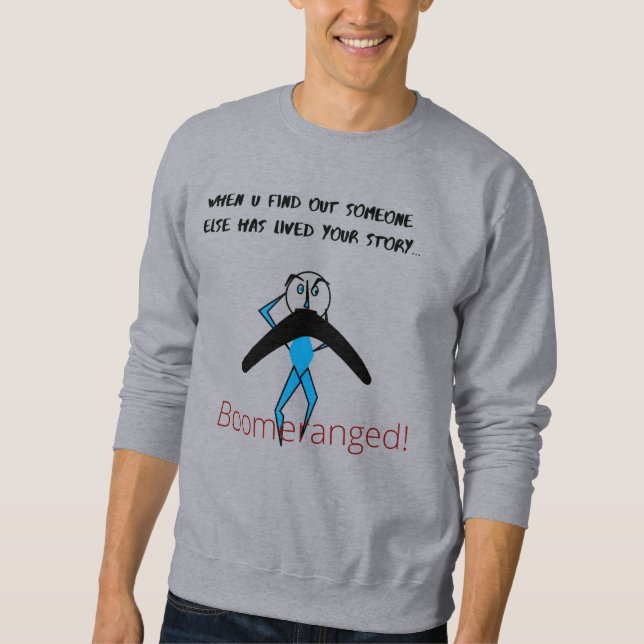 Men's Basic Sweatshirt Boomeranged (Front)