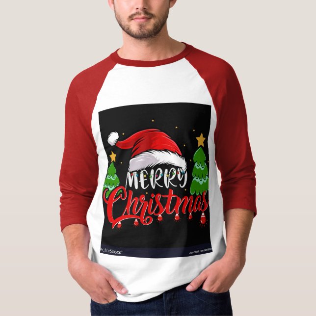 Men's Basic T-Shirt CHIRSTMAS DAY CLASSIC (Front)