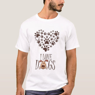 Men's Basic T-Shirt for dog lovers