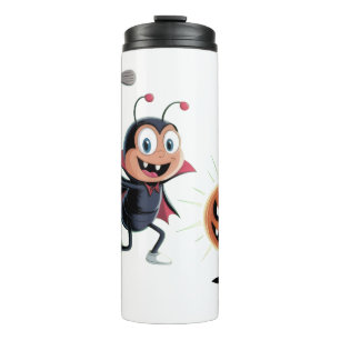 Men's Basic T-Shirt -Halloween Ants Party Flag  Thermal Tumbler