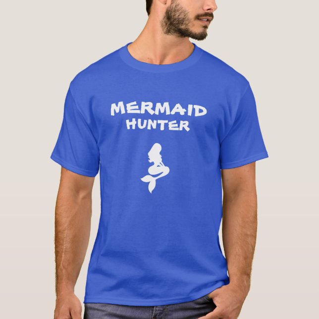 Men's Basic T-Shirt | Mermaid Hunter (Front)