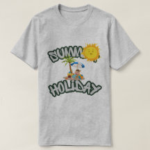 Men's Basic T-Shirt Summer Holiday