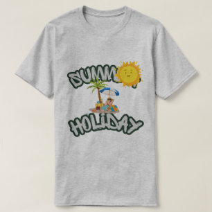 Men's Basic T-Shirt Summer Holiday