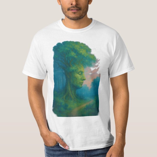 Men's Basic T-shirt Tree of Tranquillity (Front)