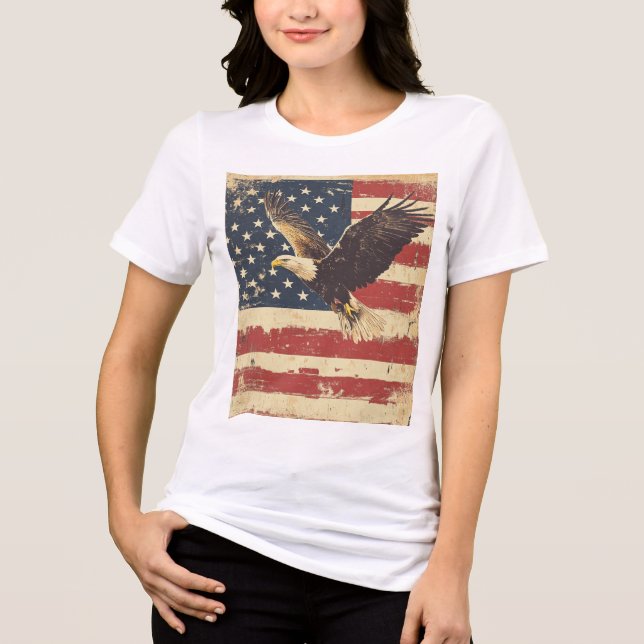 Men's Basic T-Shirt Tri-Blend Shirt (Front)