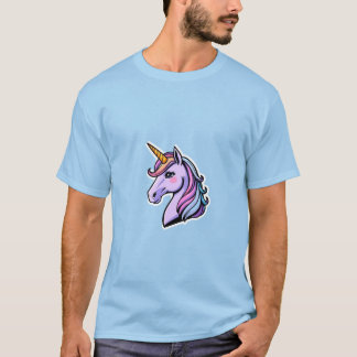 Mens basic unicorn t shirt