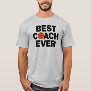 Men's Basketball Best Coach Ever Coach's T-Shirt
