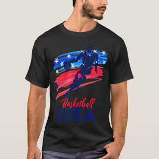 Mens Basketball Usa Support The Team Shirt Basketb