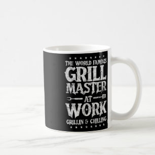 Mens Bbq Grillmaster Funny The World Famous Grill Coffee Mug