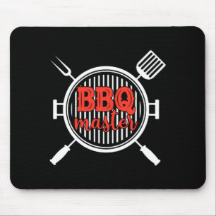 Mens bbq master fathers day present for funny dad mouse pad